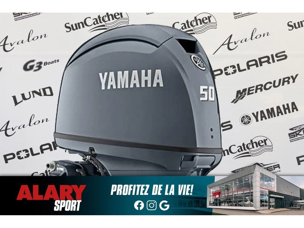 2027 Yamaha F50lhc (tiller) Pied Long (20 Pouces) alt