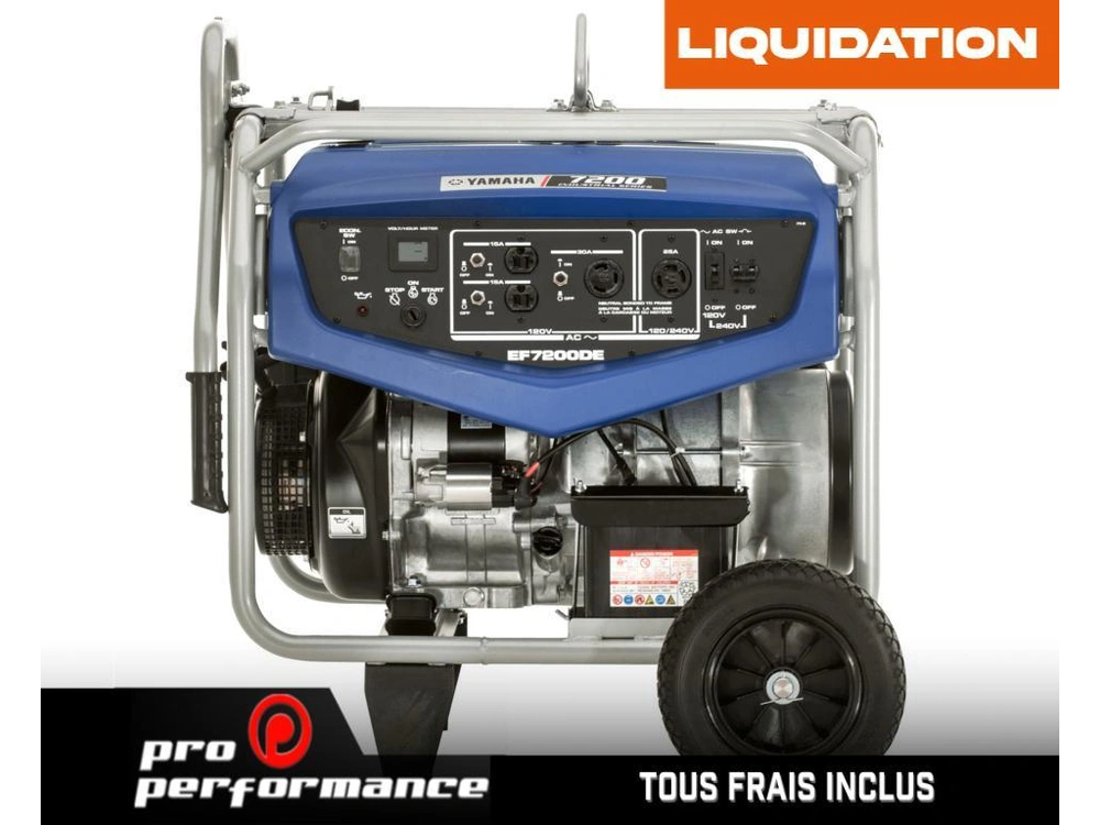 2023 Yamaha Génératrice - Ef7200de alt