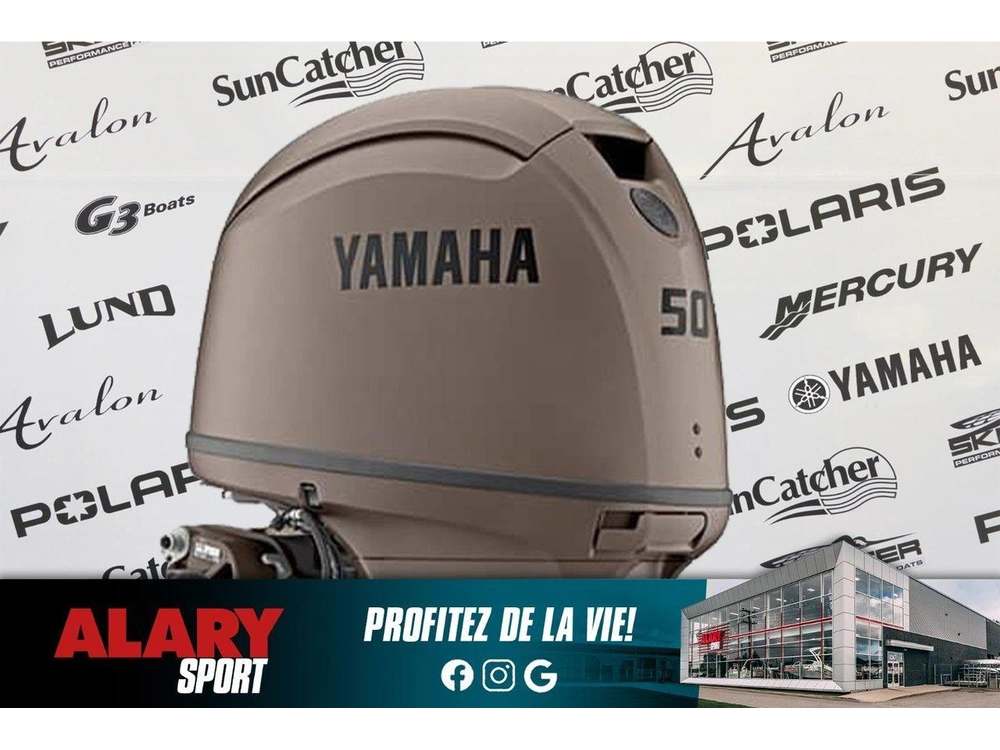 2026 Yamaha F50lc3 (tiller) Pied Long (20 Pouces) alt