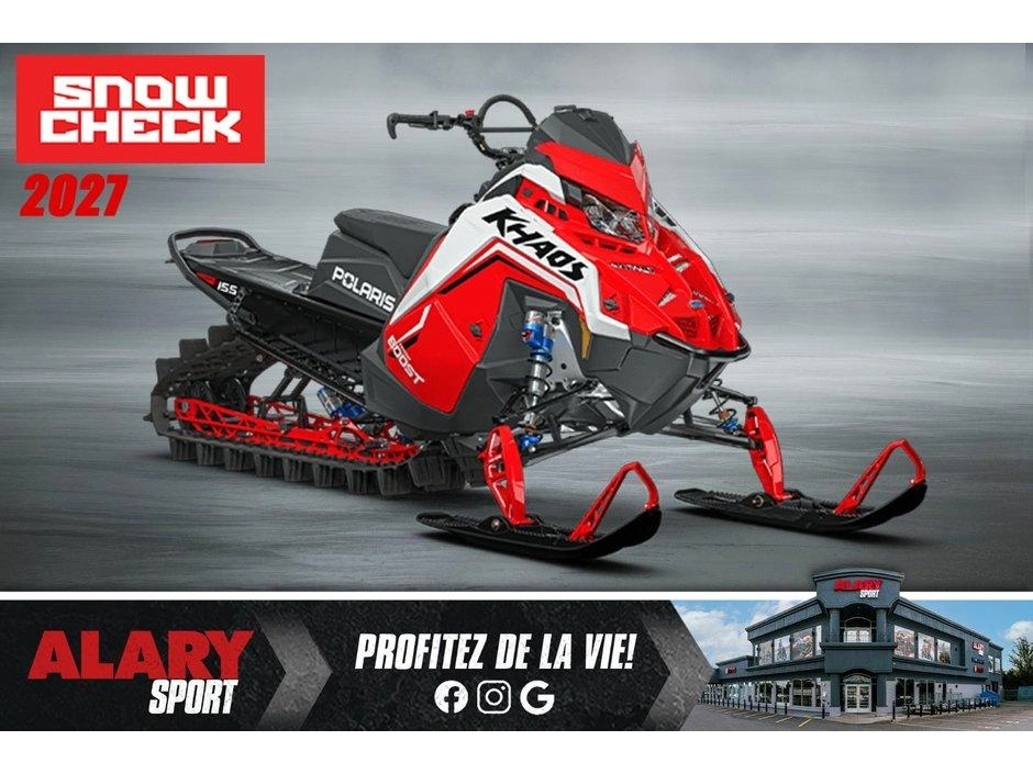 2027 Polaris Polaris Boost Rmk Khaos 155 Snowcheck (exclusif) alt
