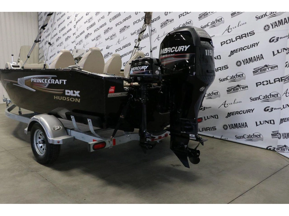 Princecraft Hudson Dlx + Mercury 115 Hp & Remorque 2013 alt