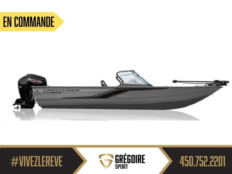 Crestliner 1750 Hawk Wt Jumpseat Argent 2026 alt