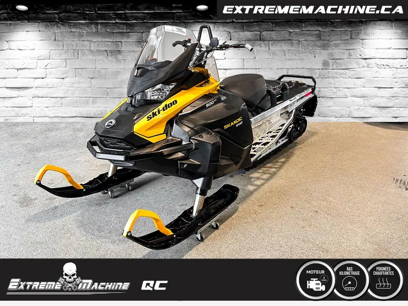 SKIDOO SKI DOO SKANDIC SPORT 600EFI 20 POUCES VÉHICULE POLYVALENT!!! 2024
