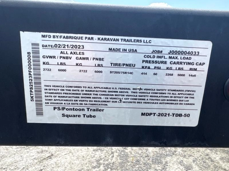 Karavan Remor Ponton Manitou 20'-21' 2023 alt