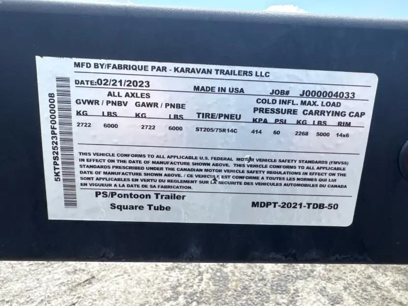 Karavan REMOR PONTON MANITOU 20'-21' 2023