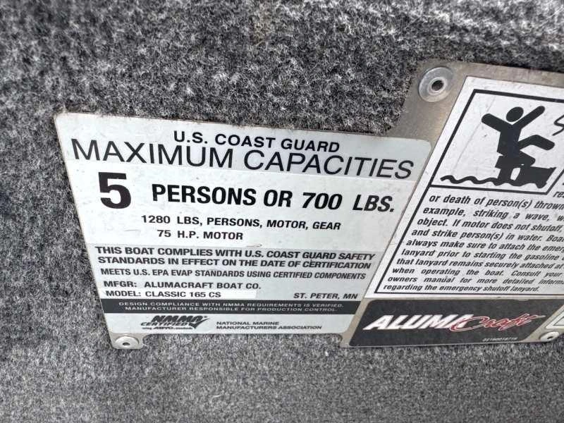 Alumacraft Classic 165 Cs Blue 2019 alt