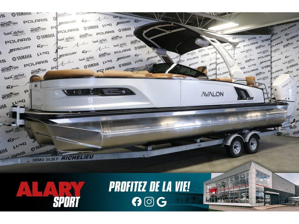 2026 Avalon Excalibur Ltd 2585 Qlsw Twin + Mercury 400 V10 X 2 alt