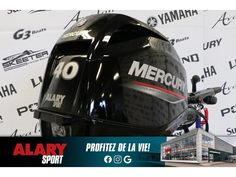 2026 Mercury Mercury 40elhpt Démarreur Élèctrique, Long (20 Pouces) alt