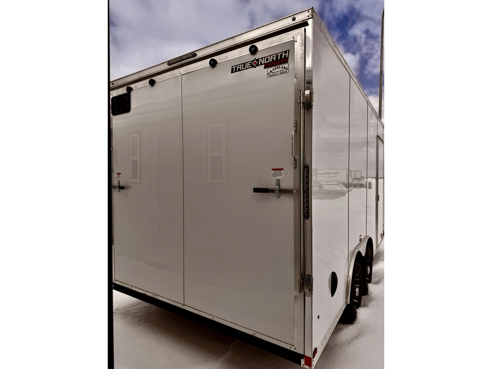 2026 Forest River **extra Height** Hlaft8516ta3 8.5' X 16' Flat Top Wedge Enclosed Trailer alt