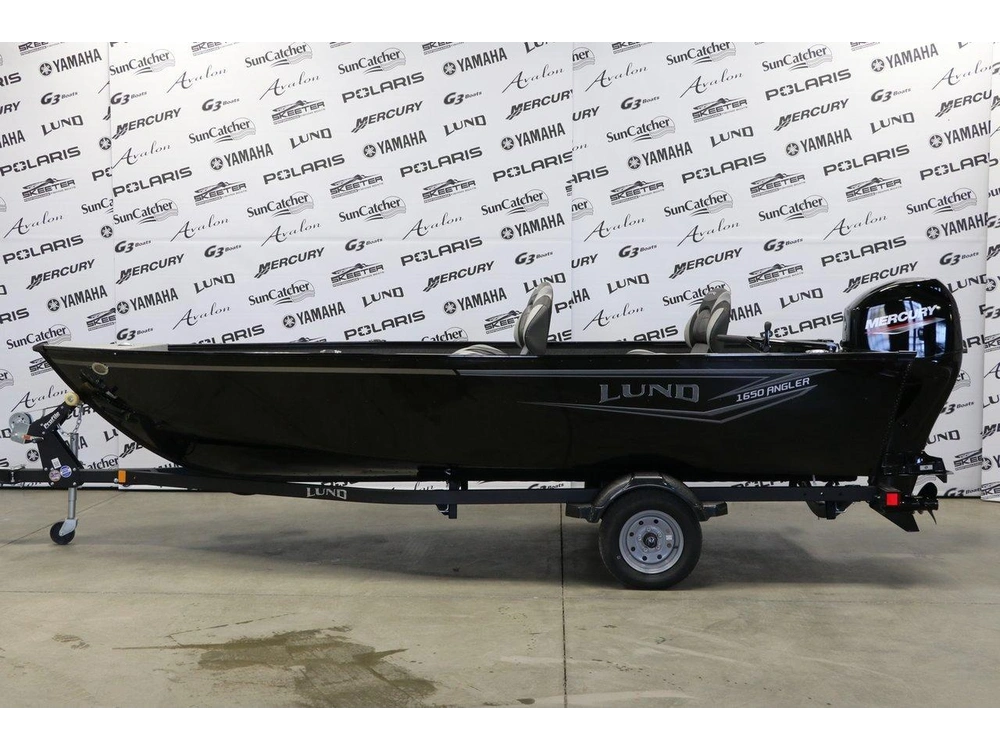 2024 Lund 1650 Angler Tiller + Mercury 50elhpt alt