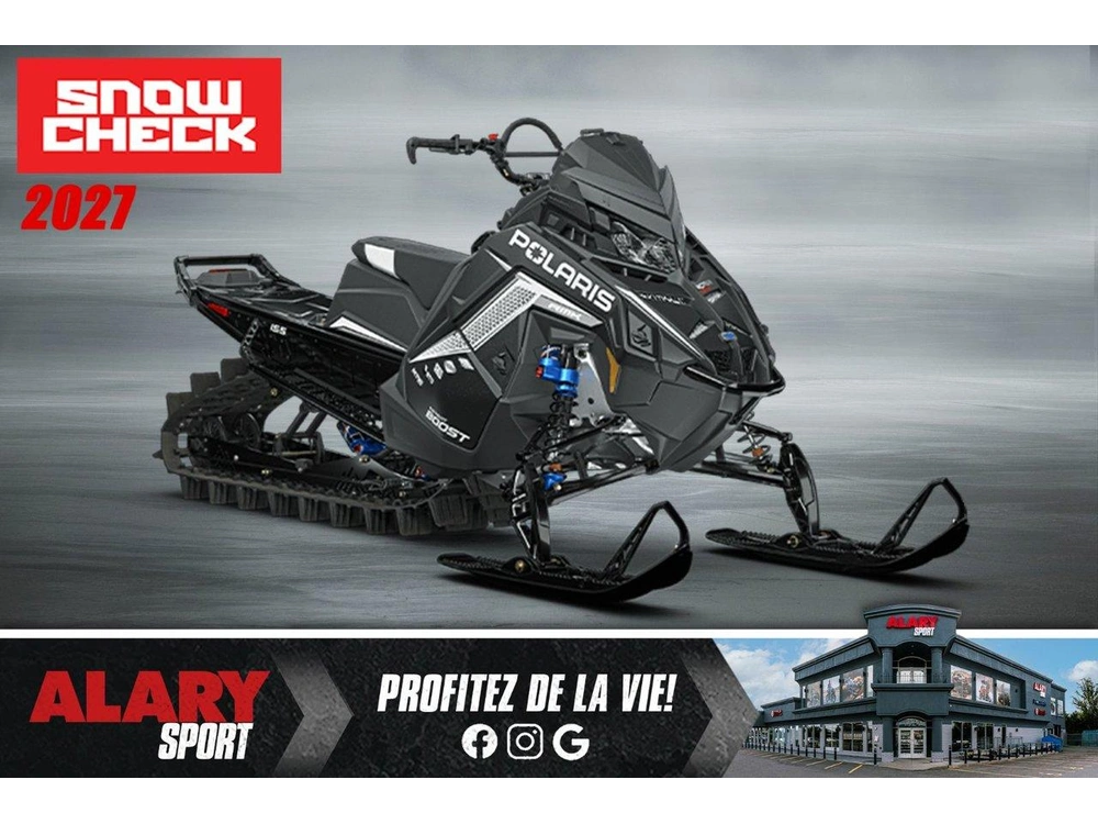 2027 Polaris Boost Rmk Fe 155 3.25 Snowcheck (exclusif)