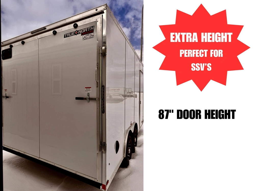 2026 Forest River **extra Height** Hlaft8516ta3 8.5' X 16' Flat Top Wedge Enclosed Trailer alt