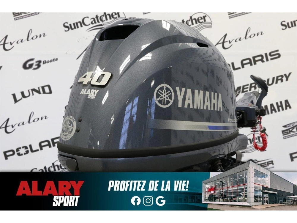 2027 Yamaha F40leha Tilt, Pied Long (20 Pouces) alt