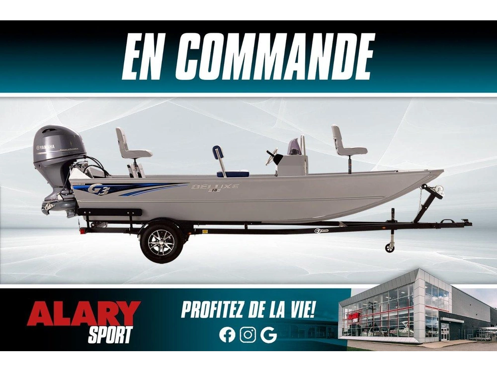 G3 Boats G3 Boats Jb18ccj Dlx + Yamaha 115 Hp Turbine &remorque 2026 alt