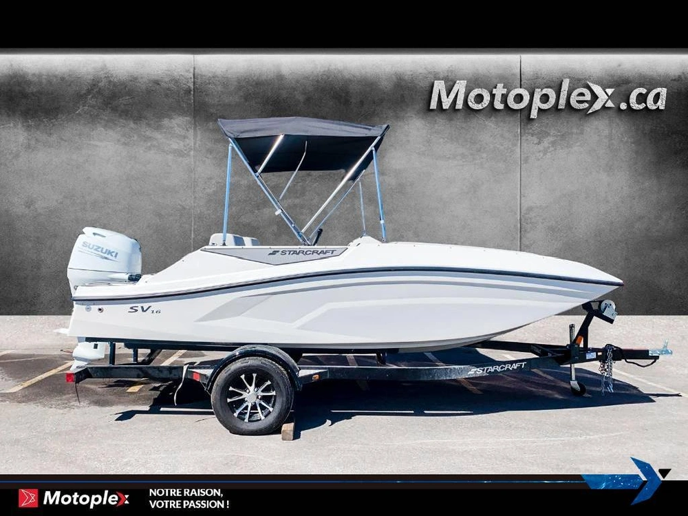 Starcraft Sv 16 Ob 75hp Deck Boat Bateau Ponté 2025 alt