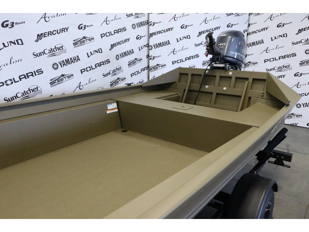 2025 G3 Boats Jon Boat Jb1860wofj + Yamaha 60 Hp Turbine & Remorque alt