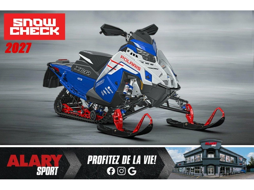 2027 Polaris 650 Indy Xcr 129 Snowcheck (exclusif)
