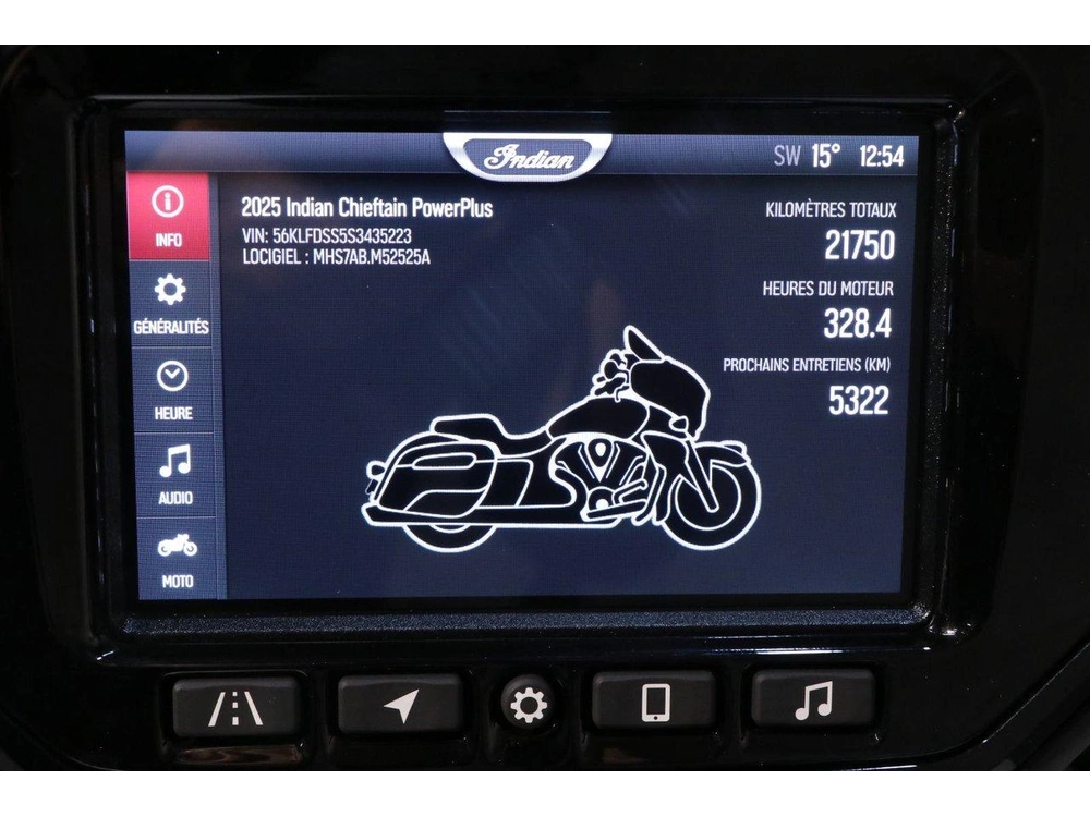 2025 Indian Motorcycle Indian Chieftain Powerplus Dark Horse + 112 & Powerband Audio Garantie 2032 alt