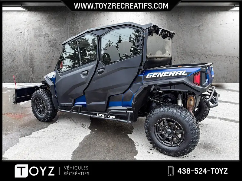 2020 Polaris GENERAL XP 4 1000 DELUXE RIDE COMMAND CABINE / CHAUFFAGE / PELLE HYDROLIQUE thumbnail 7