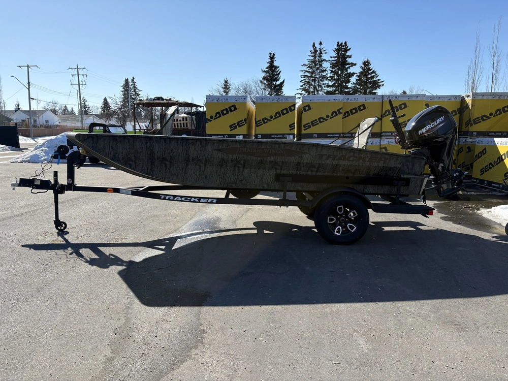 2026 Tracker 1650t Duckboat 40 Tiller 40rlhpt 4s Efi alt