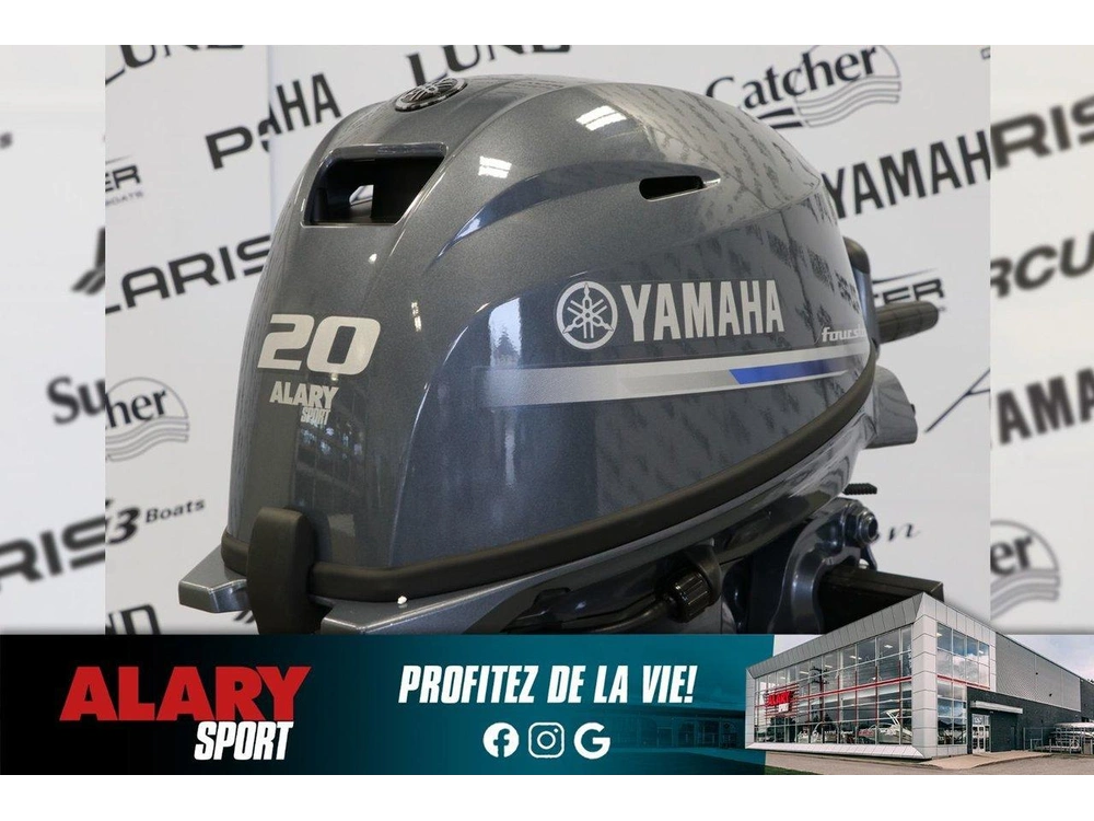 2026 Yamaha F20smhb Pied Court (15 Pouces) alt
