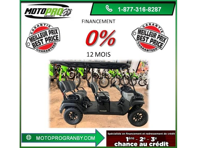2026 Kawasaki Nav 4e Le Voiturette Cart Kart Golf Electrique Lithium Clubcar alt