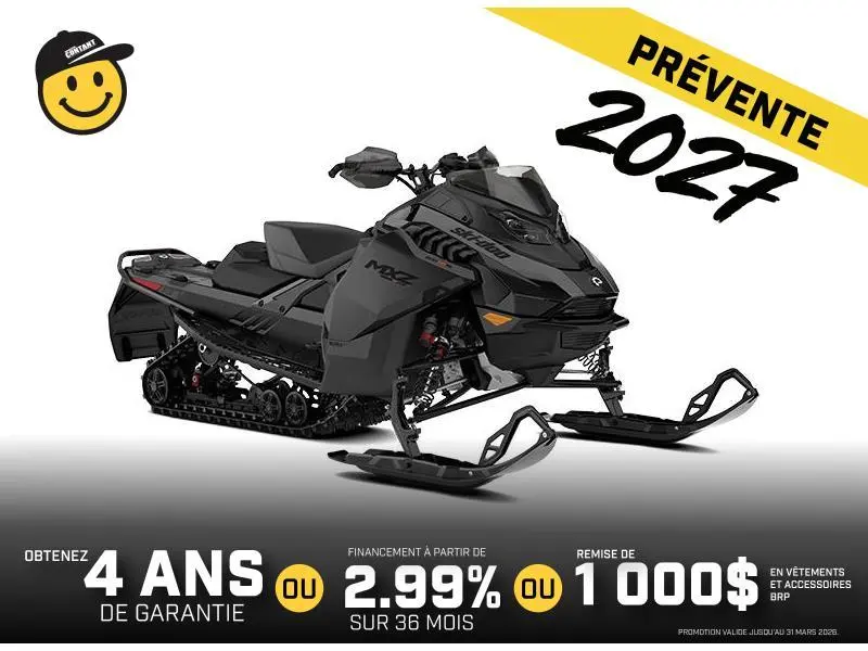 Ski-Doo MXZ X-RS 129 850 E-TEC Ice Ripper XT 1.5'' E.S. w/ Smart-Shox w/ 10.25'' Touchscreen 2027