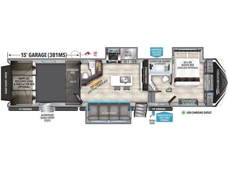 2024 Grand Design Momentum 381ms alt