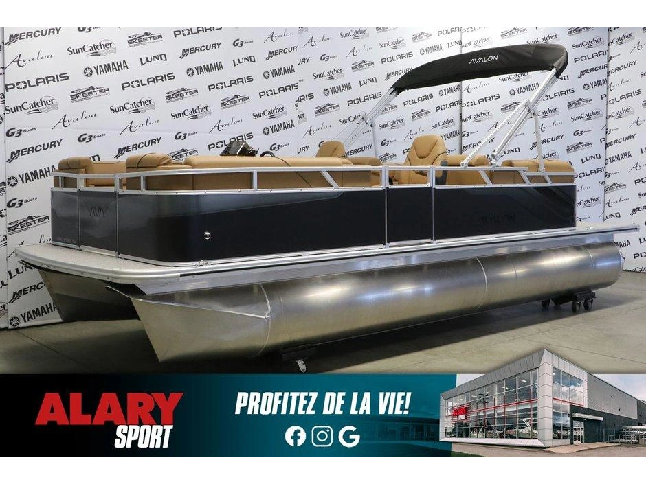 2026 Avalon Avalon Venture 2180 Quad Lounger + Yamaha 70 Hp alt
