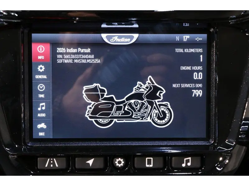 2026 Indian Motorcycle Pursuit Limited + 112 & powerband audio thumbnail 8