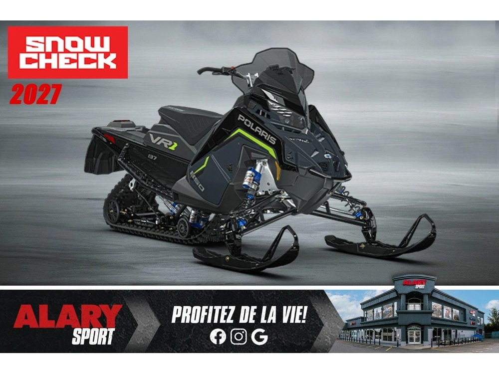 2027 Polaris 850 Indy Vr1 137 Snowcheck (exclusif)