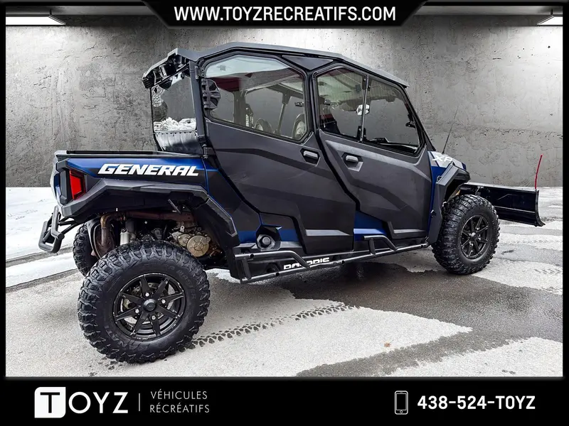 2020 Polaris GENERAL XP 4 1000 DELUXE RIDE COMMAND CABINE / CHAUFFAGE / PELLE HYDROLIQUE thumbnail 3