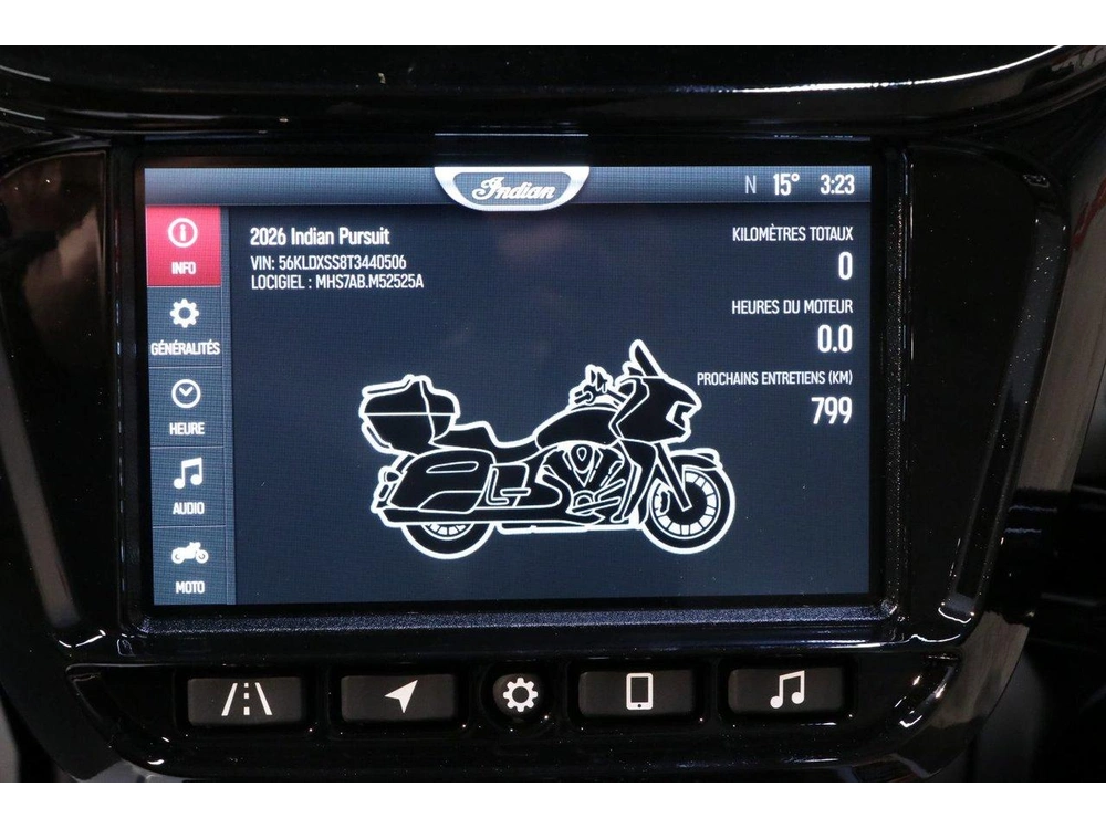 2026 Indian Motorcycle Indian Pursuit Dark Horse 112 & Powerband Audio alt