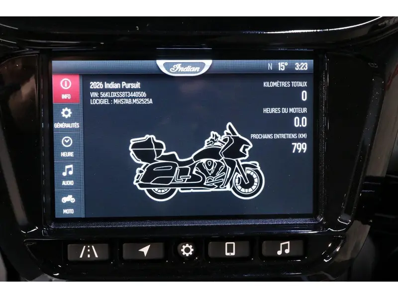 2026 Indian Motorcycle Pursuit Dark Horse 112 & powerband audio thumbnail 8