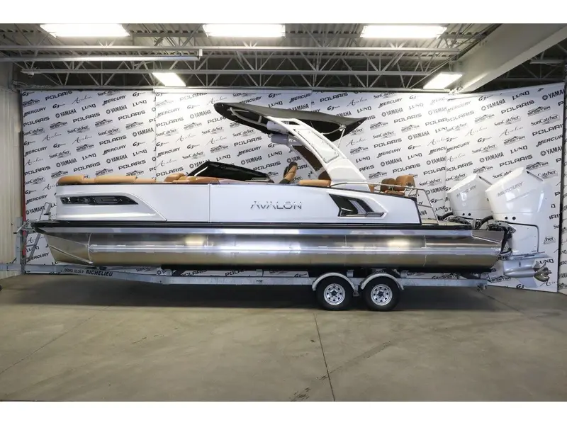 2026 Avalon EXCALIBUR LTD 2585 QLSW TWIN + MERCURY 400 V10 X 2