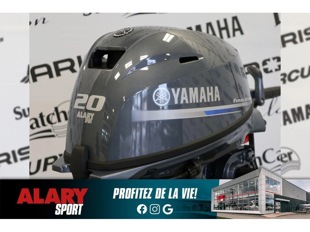 2026 Yamaha F20swhb Pied Court (15 Pouces) alt