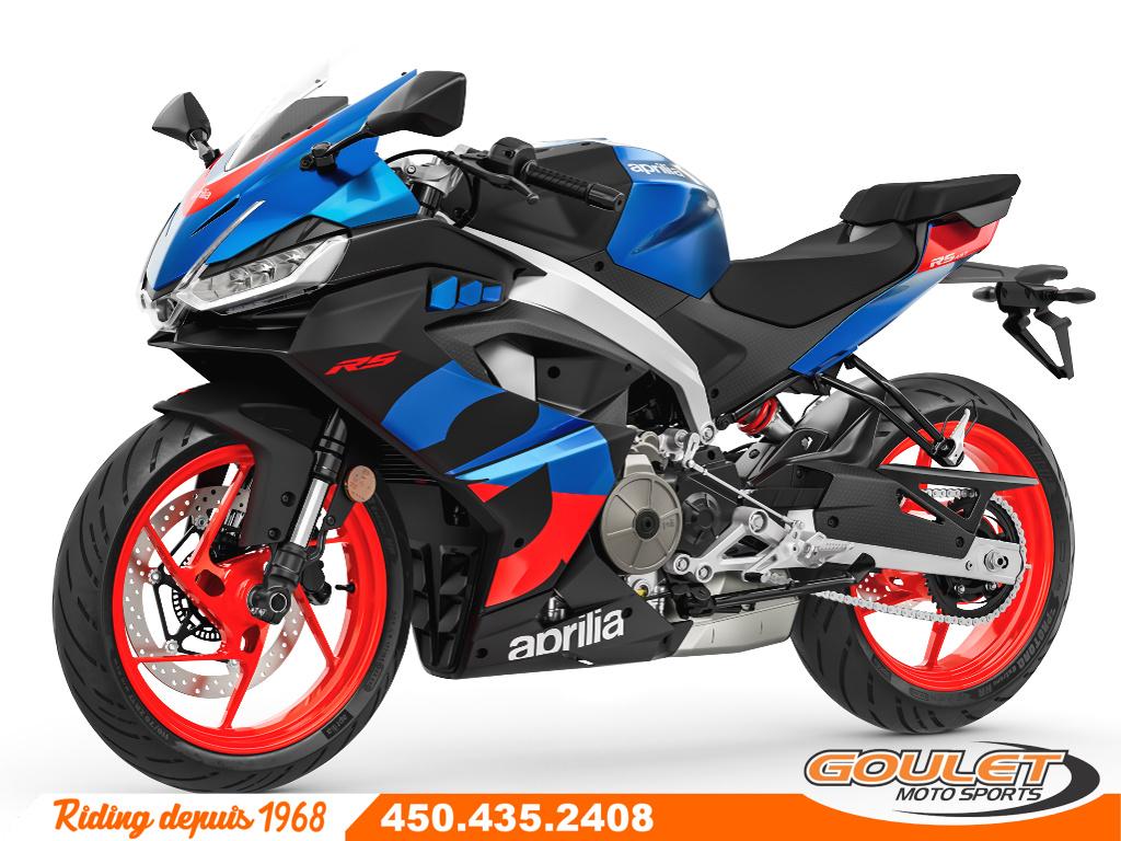2027 Aprilia RS 457 Coral Snake Blue