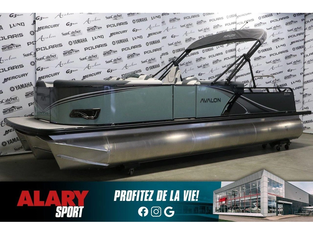 2026 Avalon Avalon Lsz 2385 Versatile Rear Bench Platinum + Yamaha Vmax 150 Hp alt