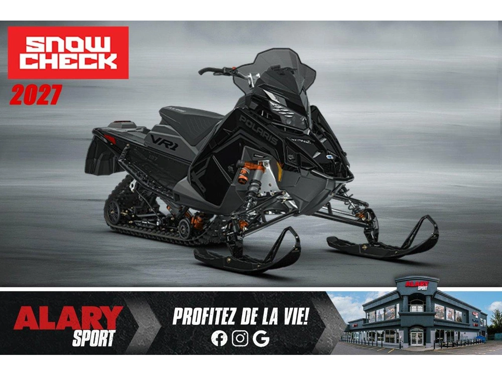 2027 Polaris 850 Indy Vr1 Dynamix 137 Snowcheck (exclusif)