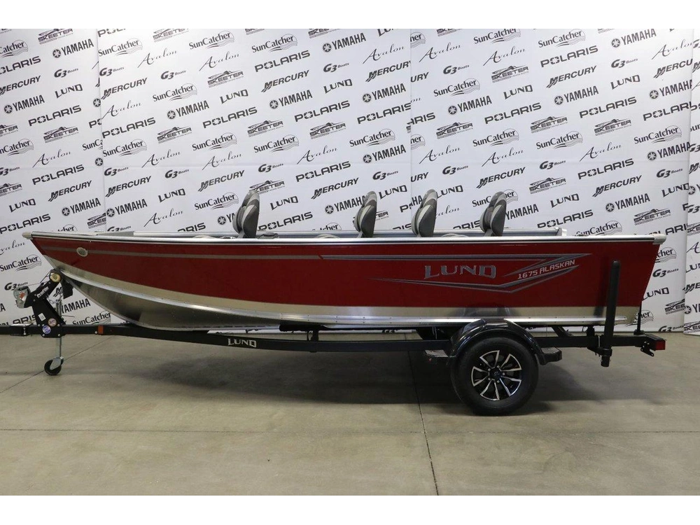 2025 Lund 1675 Alaskan Tiller + Yamaha 60 Hp & Remorque alt