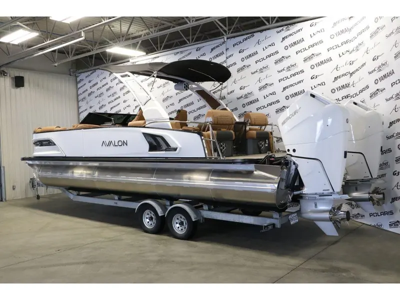 2026 Avalon EXCALIBUR LTD 2585 QLSW TWIN + MERCURY 400 V10 X 2