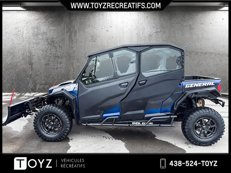2020 Polaris GENERAL XP 4 1000 DELUXE RIDE COMMAND CABINE / CHAUFFAGE / PELLE HYDROLIQUE thumbnail 6