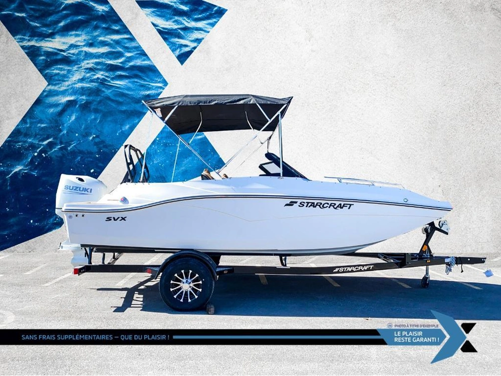 2025 Starcraft Svx 190 Ob 140hp Deck Boat Bateau Ponté alt