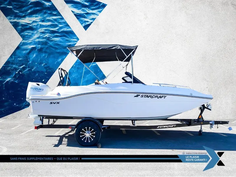 Starcraft SVX 190 OB 140HP deck boat bateau Ponté 2025