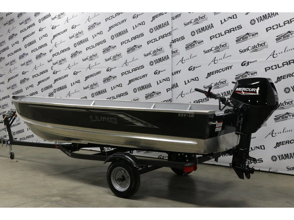 Lund Ssv-16 +mercury 25 Hp & Remorque 2025 alt