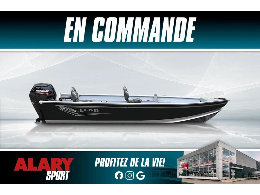Lund Boat Co Lund 1875 Alaskan Tiller + Mercury 90 Hp & Remorque 2026 alt