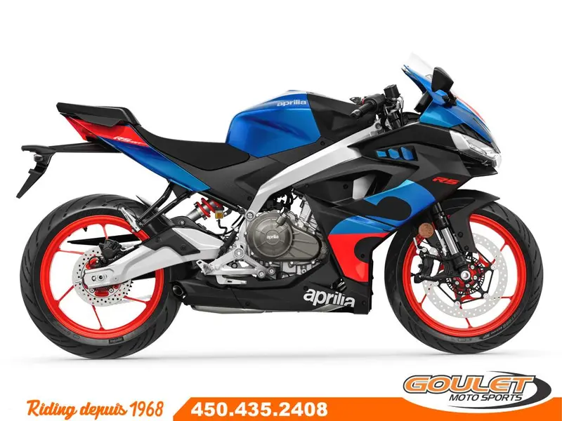 2027 Aprilia RS 457 Coral Snake Blue