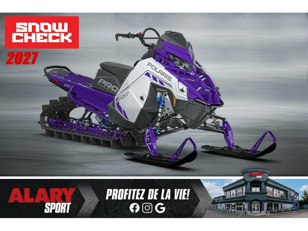 2027 Polaris Boost Rmk Pro 165 Snowcheck (exclusif)