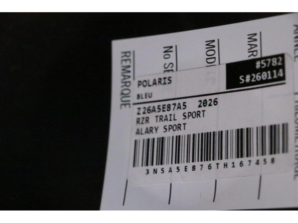 2026 Polaris Polaris Rzr Trail Sport alt