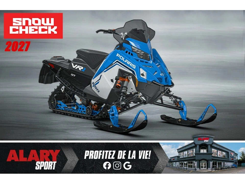 2027 Polaris 650 Indy Vr1 Dynamix 137 Snowcheck (exclusif)